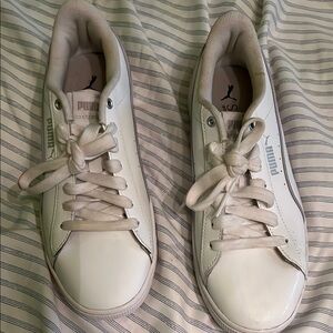 Puma Classic White Leather Sneakers